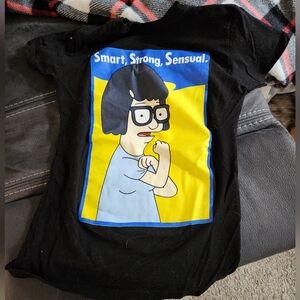 Tina Belcher Black Tee